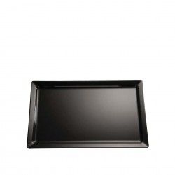 Tabuleiro Melamina Pure Aps Gn1/4 Preto 26.5X16.2X3cm