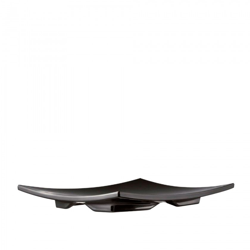 Bandeja Melamina Balance Aps Preta 26.5X26.5X3cm Bandeja Melamina Balance Aps Preta 26.5X26.5X3cm