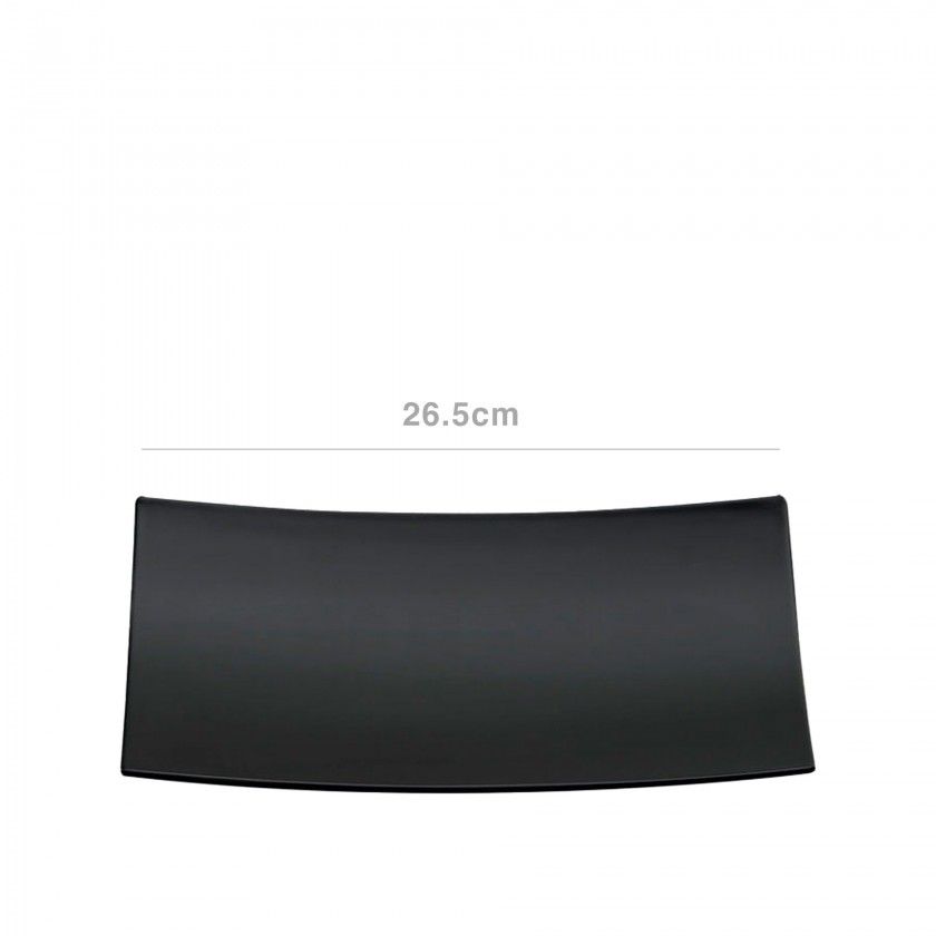 Bandeja Melamina Balance Aps Preta 26.5X26.5X3cm Bandeja Melamina Balance Aps Preta 26.5X26.5X3cm