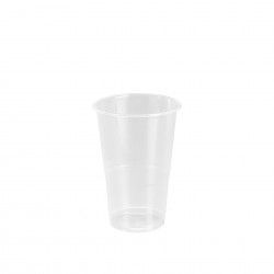 Copo Reutilizvel Transparente 300ml 8X5X11cm Pack 15
