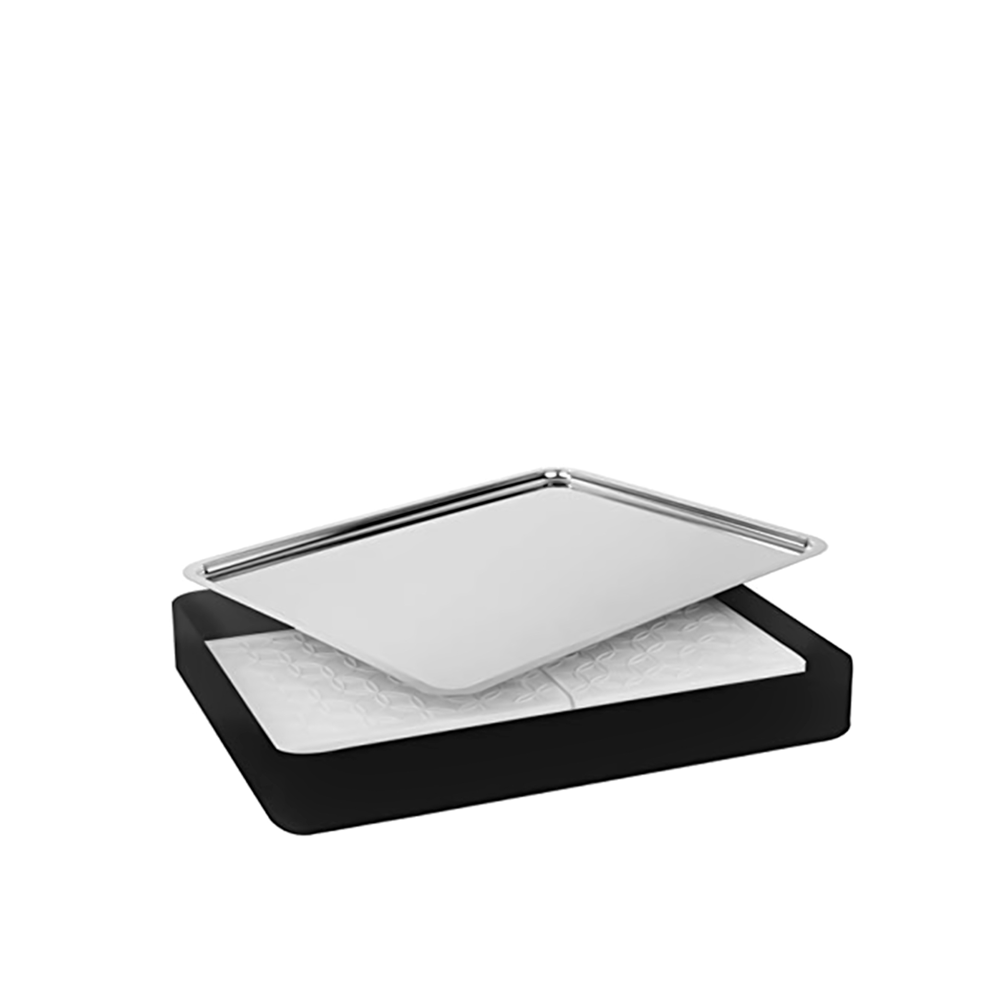 Bandeja Buffet Inox Aps 43.5X32.5X6cm