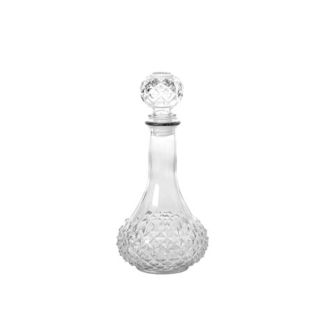 Garrafa Vidro Picotado 500ml 11.5X11.5X23.5cm - Image product