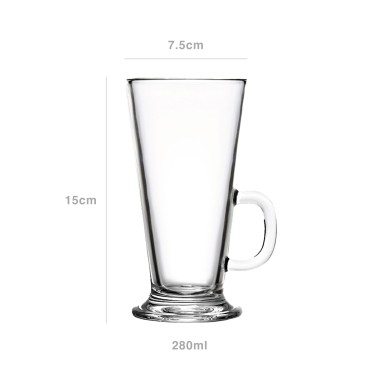 Caneca com Pé Louisville 280ml 15cm Pack 4