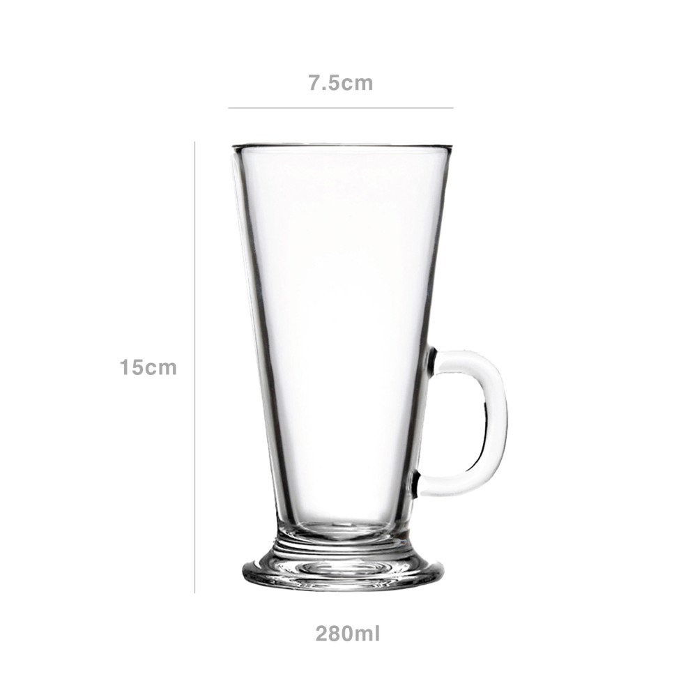 Caneca com Pé Louisville 280ml 15cm Pack 4