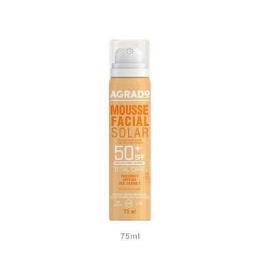 Mousse Facial Solar Agrado Spf50+ 75ml
