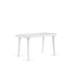 Mesa Plstica Braga Oval Branco 140X90X72cm