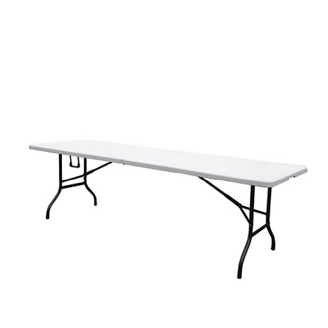 Mesa Plástica Dobrável Retangular 240X76X74cm - Image product