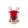 Fondue Rosso Lacor 1200ml 16.5cm Fondue Rosso Lacor 1200ml 16.5cm