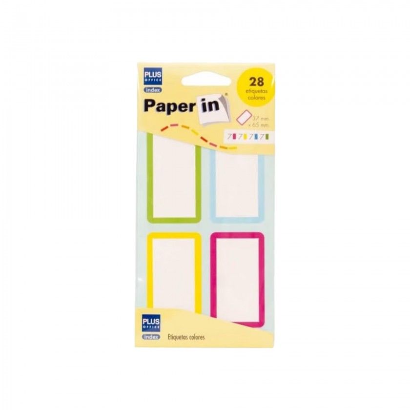 Etiquetas Autocolantes 37X65mm Pack 42