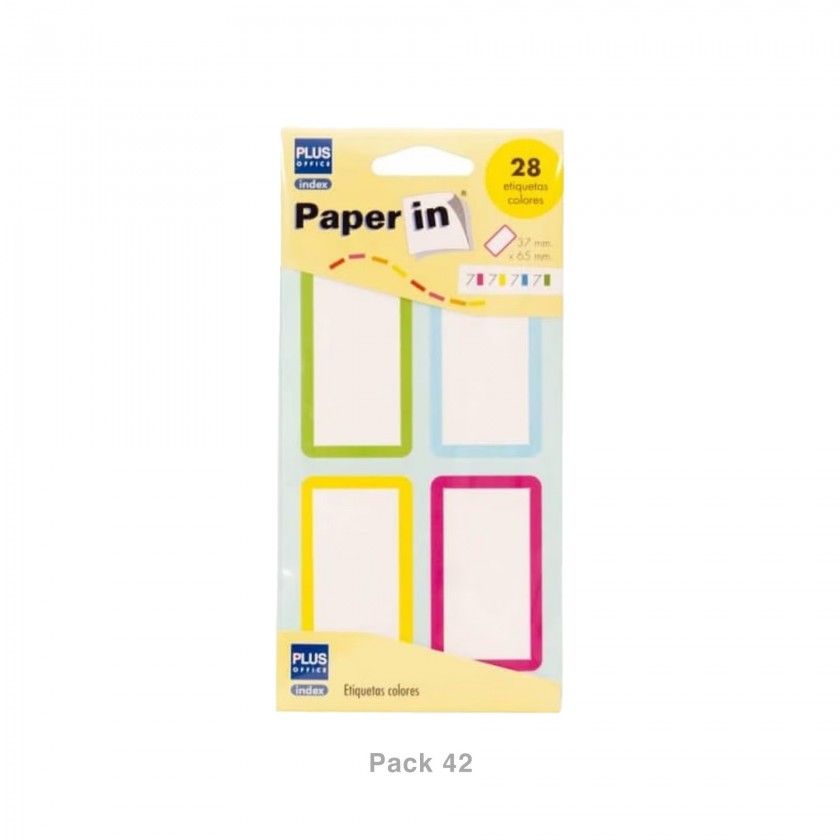 Etiquetas Autocolantes 37X65mm Pack 42 Etiquetas Autocolantes 37X65mm Pack 42