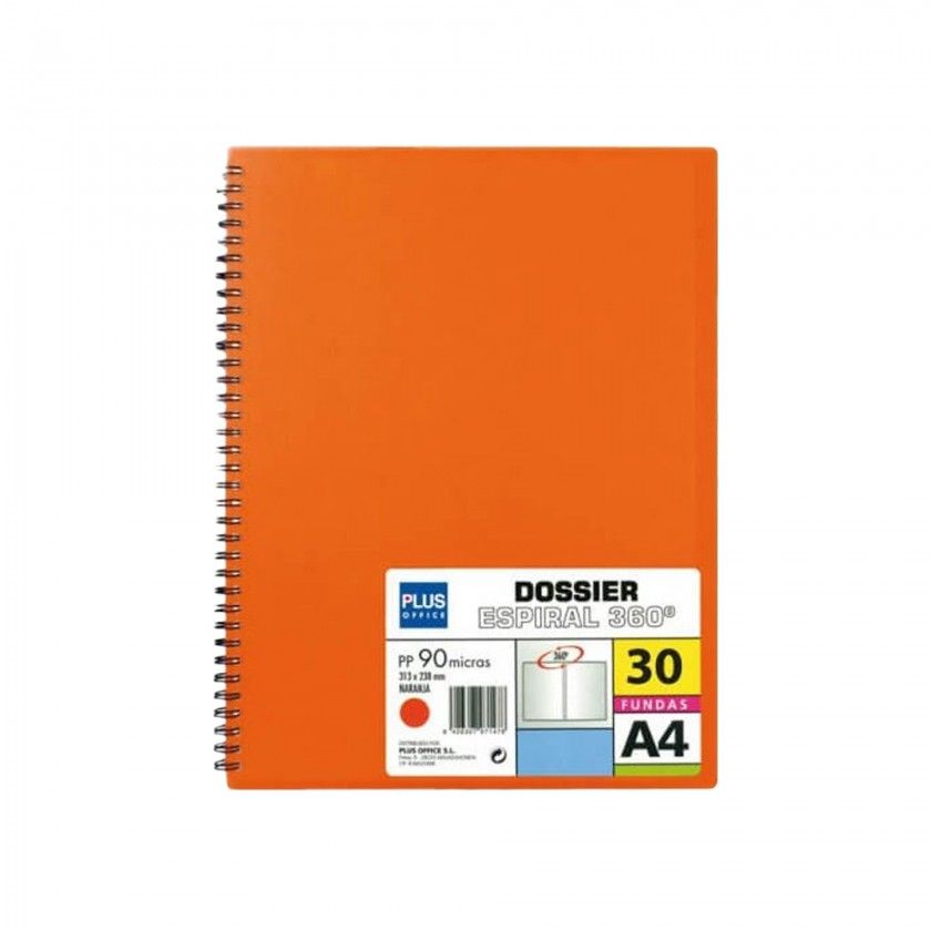 Catálogo Portfólio Espiral A4 30 Folhas Laranja 31.3X23.8cm Catálogo Portfólio Espiral A4 30 Folhas Laranja 31.3X23.8cm