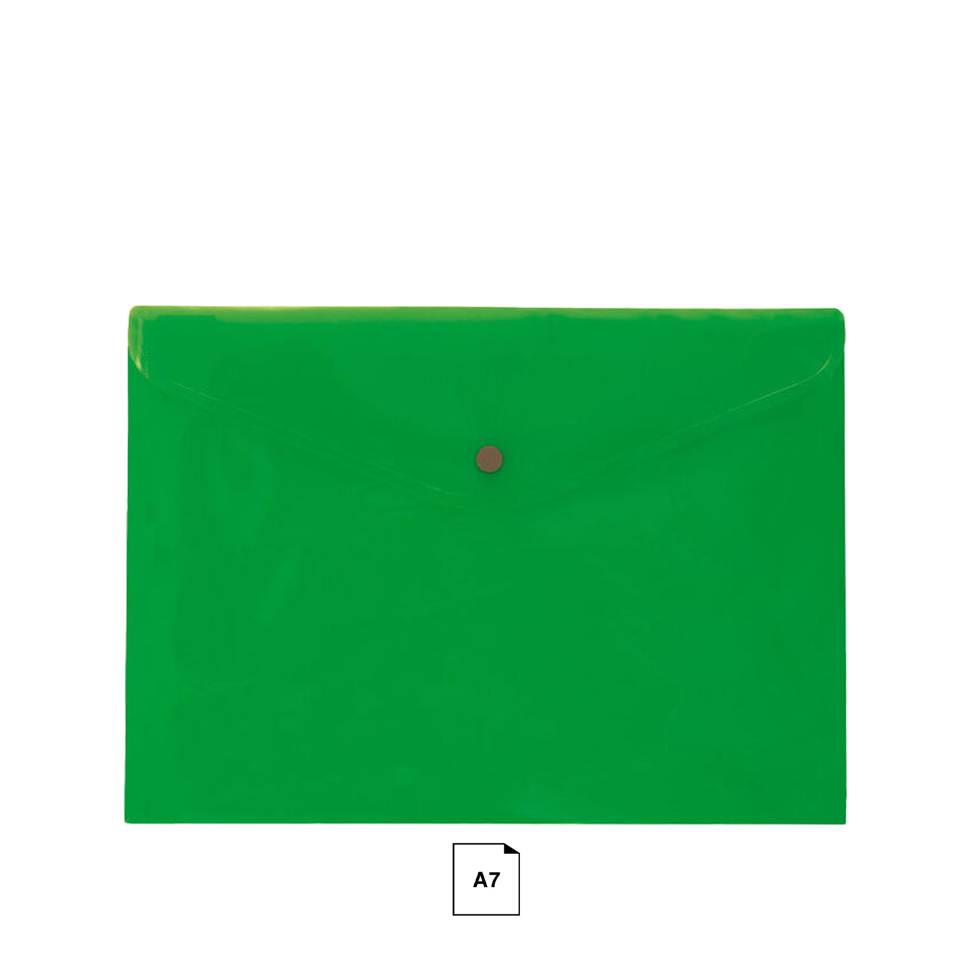 Bolsa Envelope Verde A7 10.5X7.4cm