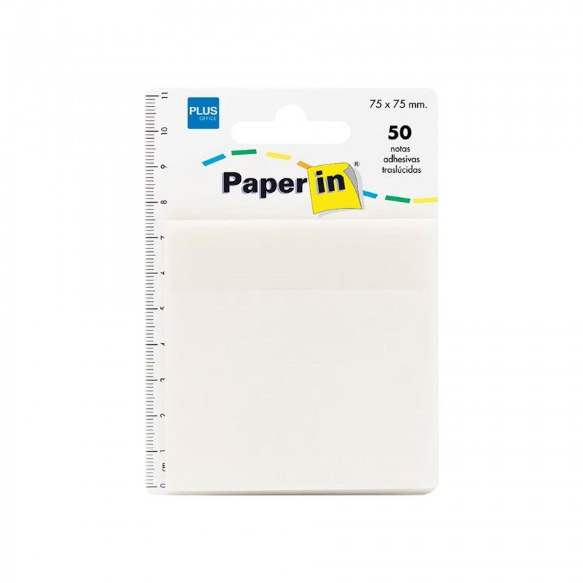 Bloco Notas Aderentes Incolor 75X75mm 50 Folhas Bloco Notas Aderentes Incolor 75X75mm 50 Folhas