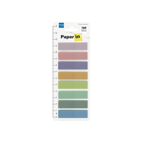 Etiquetas Adesivas 160 Folhas 8 Cores 12X45mm - Image product