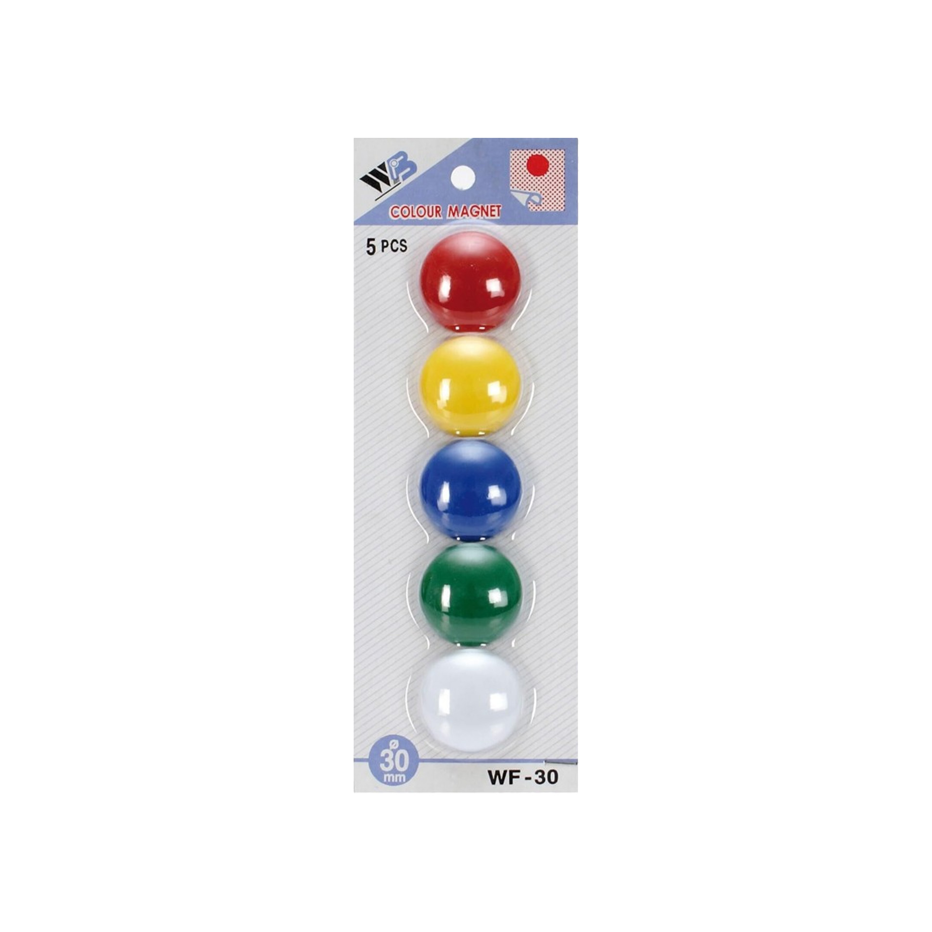 Ímanes Magnéticos 3cm Pack 5