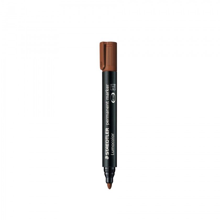 Marcador Permanente Staedtler Castanho 2mm