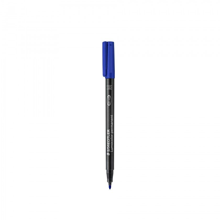 Caneta Permanente Staedtler Azul 1mm