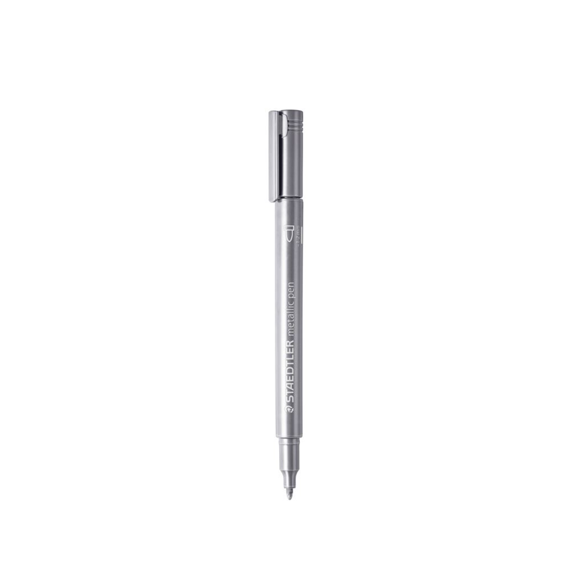 Marcador Staedtler Metálico Prata 2mm