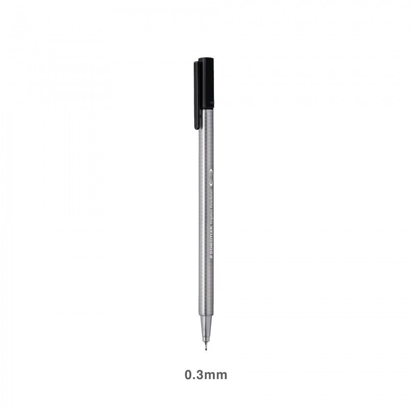 Caneta Ponta Fina Staedtler Preto 0.3mm Caneta Ponta Fina Staedtler Preto 0.3mm