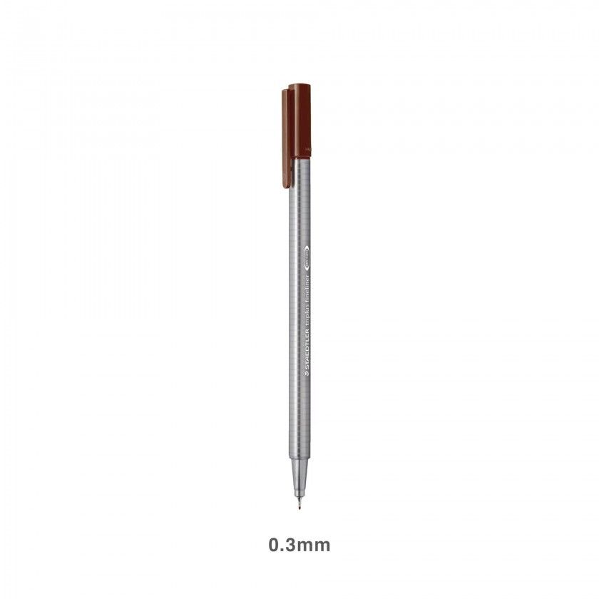 Caneta Ponta Fina Staedtler Castanho 0.3mm Caneta Ponta Fina Staedtler Castanho 0.3mm