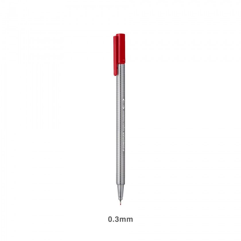 Caneta Ponta Fina Staedtler Vermelho 0.3mm Caneta Ponta Fina Staedtler Vermelho 0.3mm