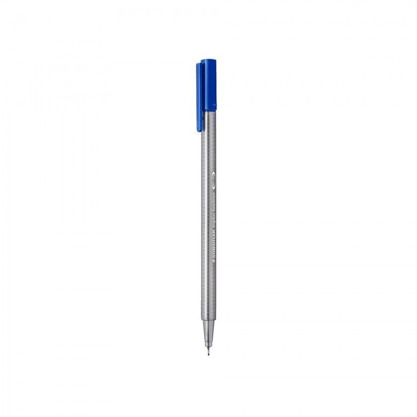 Caneta Ponta Fina Staedtler Azul 0.3mm