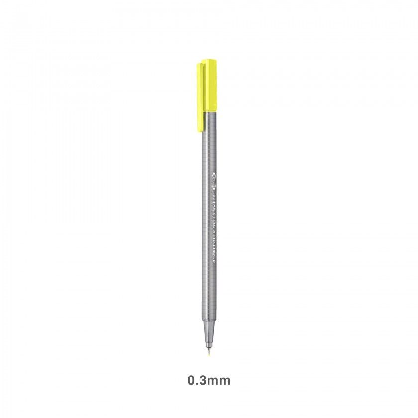 Caneta Ponta Fina Staedtler Amarelo Claro 0.3mm Caneta Ponta Fina Staedtler Amarelo Claro 0.3mm