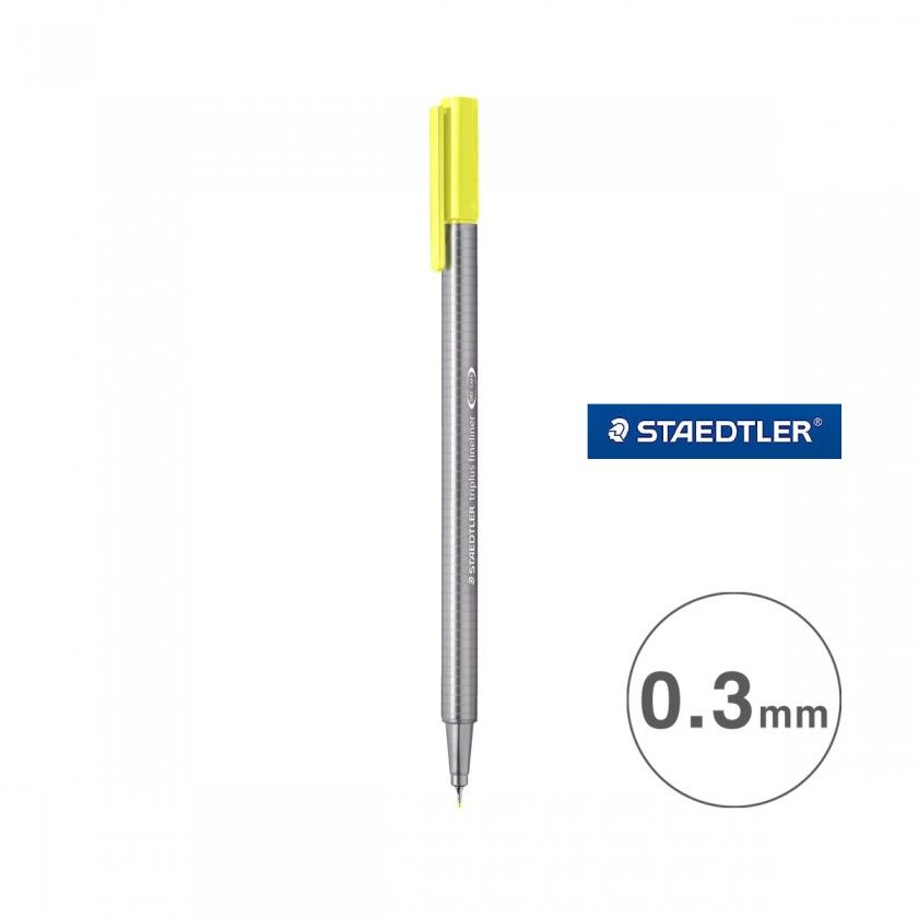 Caneta Ponta Fina Staedtler Amarelo Claro 0.3mm Caneta Ponta Fina Staedtler Amarelo Claro 0.3mm