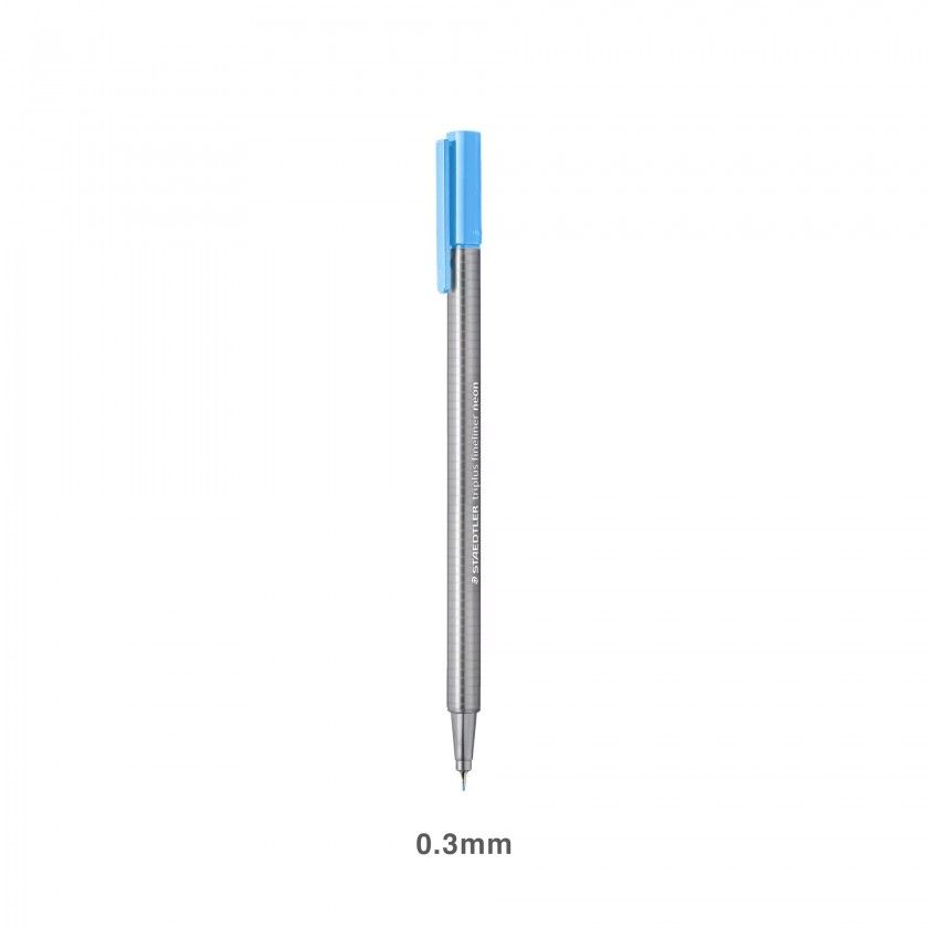 Caneta Ponta Fina Staedtler Azul Neon 0.3mm Caneta Ponta Fina Staedtler Azul Neon 0.3mm