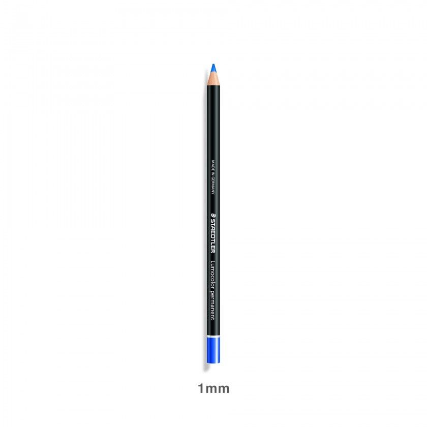 Lápis Permanente Staedtler Glasochrom Azul 1mm Lápis Permanente Staedtler Glasochrom Azul 1mm