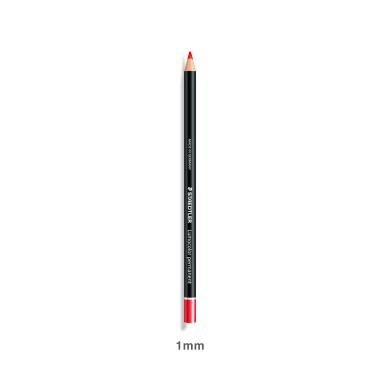 Lápis Permanente Staedtler Glasochrom Vermelho 1mm