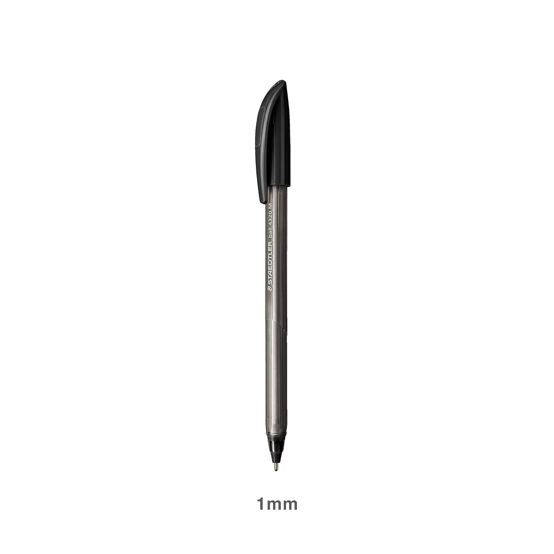 Caneta Esferográfica Staedtler Ball Preta 1mm