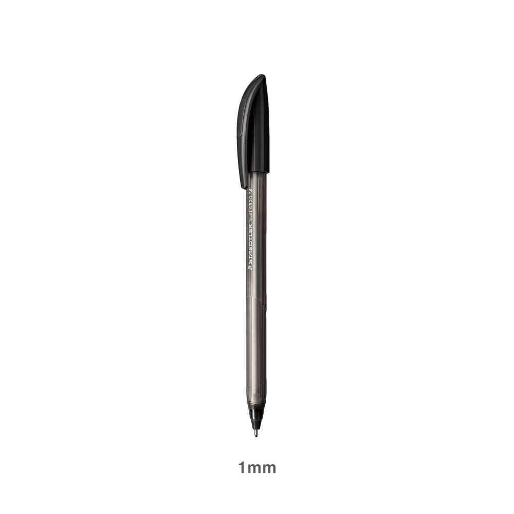 Caneta Esferográfica Staedtler Ball Preta 1mm