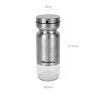 Galheteiro Inox Redondo 360ml 8X6.5X17.5cm