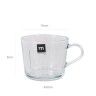 Caneca Vidro Megan Sortida 450ml 13X10X9cm