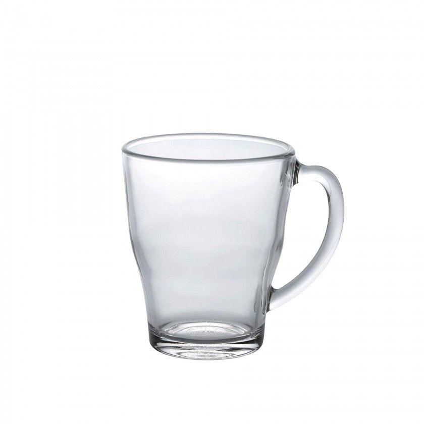 Caneca Vidro Cosy 350ml 8.6X10.5cm Pack 6