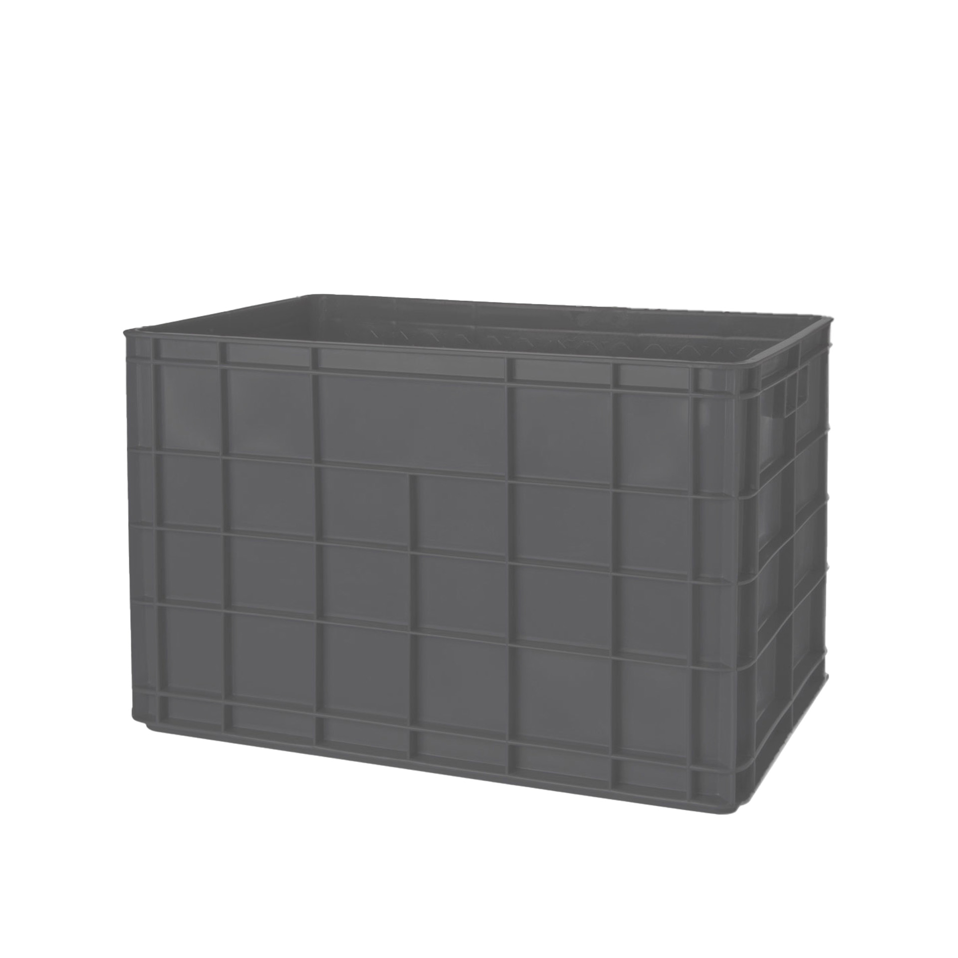 Caixa Contentora Fechada Cinza 78L 60X40X40cm