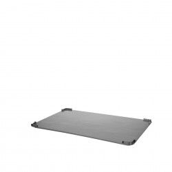 Tampa Caixa Contentora Empilhvel Cinza 60X40X25cm