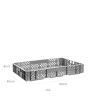 Caixa Contentora Perfurada Cinza 15L 60X40X8cm Caixa Contentora Perfurada Cinza 15L 60X40X8cm