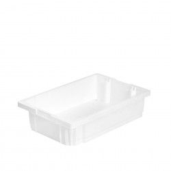 Caixa Contentora Fechada Branco 21L 60X40X14cm