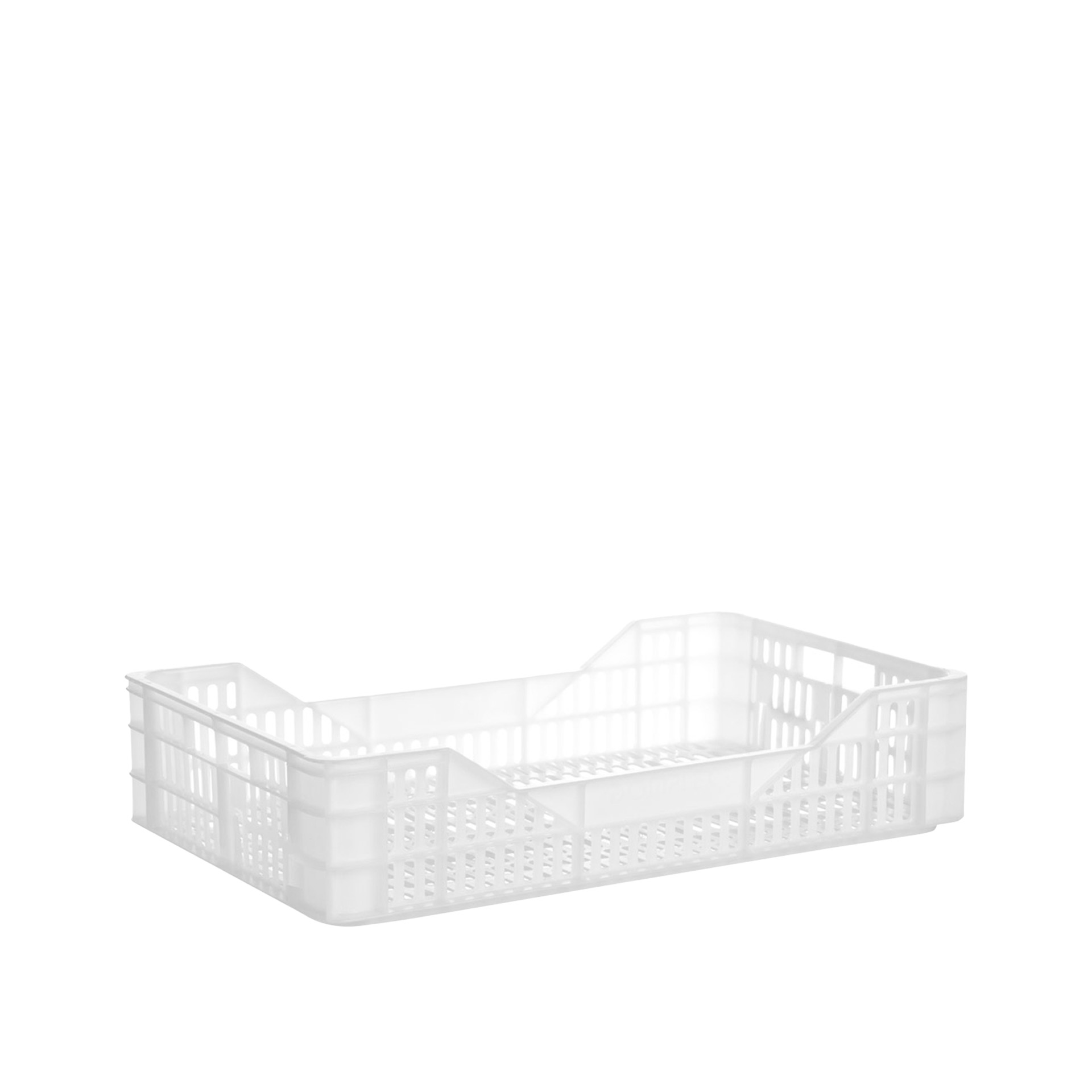 Caixa Contentora Perfurada Branco 12.7L 50X30X10cm