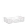 Caixa Contentora Perfurada Branco 14.5L 50X32X11cm