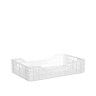 Caixa Contentora Perfurada Branco 12.7L 50X30X10cm