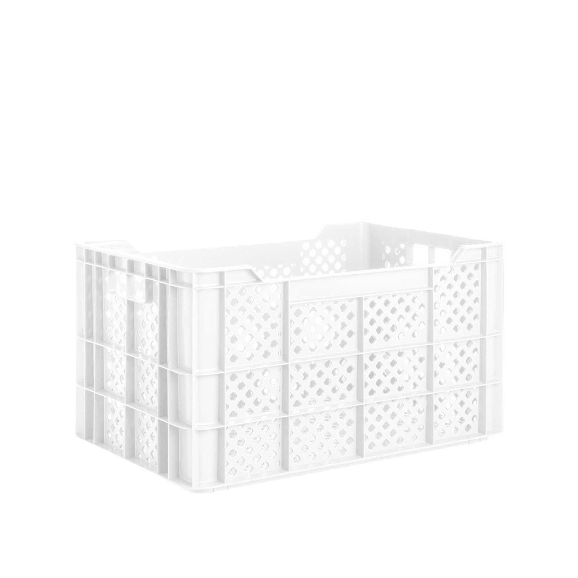 Caixa Contentora Perfurada Branco 35L 50X32.5X27.5cm