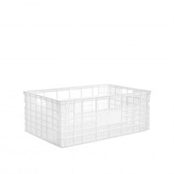 Caixa Contentora Perfurada Branco 44L 60X40X23cm