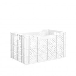Caixa Contentora Perfurada Branco 35L 50X32.5X27.5cm