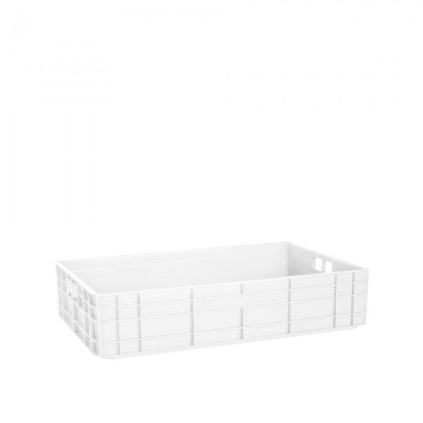Caixa Contentora Fechada Branco 23L 60X40X14cm