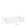 Caixa Contentora Fechada Branco 23L 60X40X14cm Caixa Contentora Fechada Branco 23L 60X40X14cm