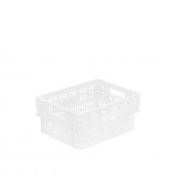 Caixa Contentora Fechada Branco 15L 40X30X18.3cm