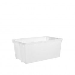 Caixa Contentora Fechada Branco 47L 60X39.5X25cm
